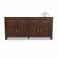 MODERN SOLID WOOD SIDEBOARD WITH DRAWERS AND CABINETS