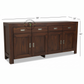 MODERN SOLID WOOD SIDEBOARD WITH DRAWERS AND CABINETS