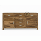 SPACIOUS WOODEN SIDEBOARD WITH MULTIPLE DRAWERS AND CABINETS