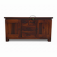CLASSIC DARK FINISH STORAGE SIDEBOARD