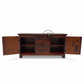 CLASSIC DARK FINISH STORAGE SIDEBOARD