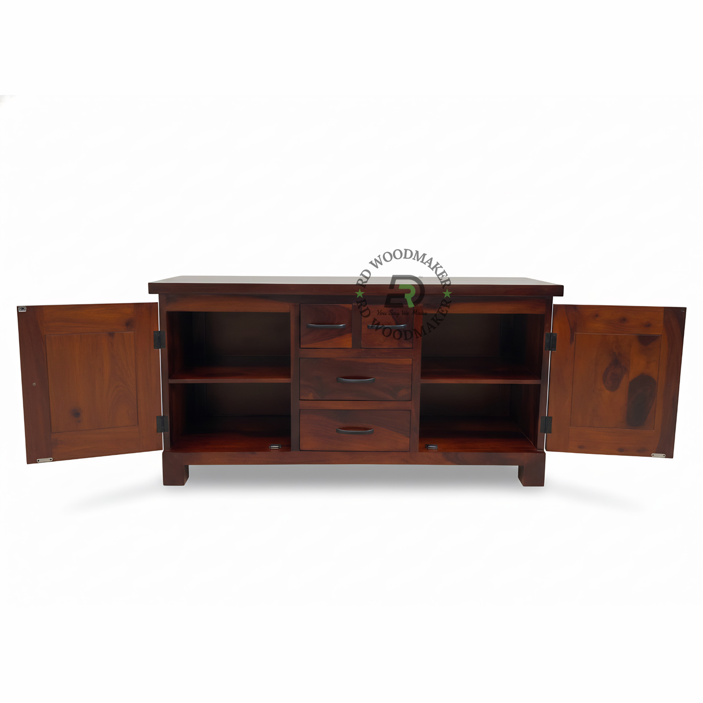 CLASSIC DARK FINISH STORAGE SIDEBOARD