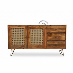 CANE FRONT MULTI STORAGE SIDEBOARD