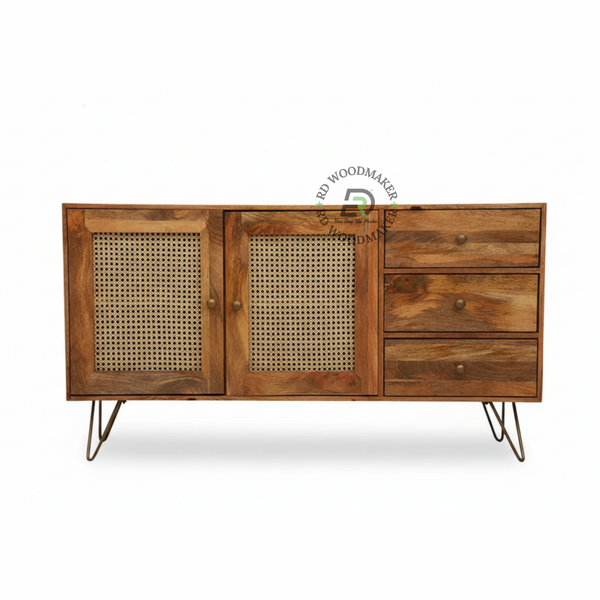 CANE FRONT MULTI STORAGE SIDEBOARD