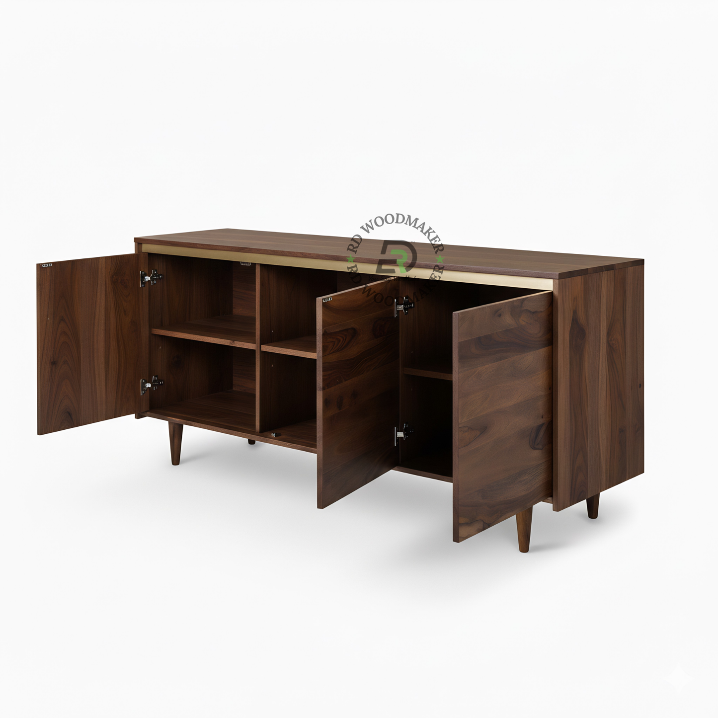 MINIMALIST PANEL WOODEN SIDEBOARD
