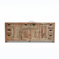 NATURAL SHEESHAM MULTI STORAGE SIDEBOARD WITH DRAWERS