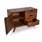 MID-CENTURY SOLID WOOD SIDEBOARD WITH DRAWERS