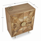 GEOMETRIC PATTERN DESIGNER WOODEN SIDEBOARD