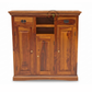 Compact Wooden Sideboard with Open Shelf & Cabinet Storage