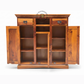 Compact Wooden Sideboard with Open Shelf & Cabinet Storage