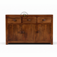Solid Wood 3 Drawer & 3 Door Sideboard Storage Cabinet