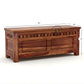 MINIMALIST SOLID WOOD STORAGE BENCH TRUNK