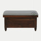 MINIMAL UPHOLSTERED WOODEN STORAGE BENCH TRUNK