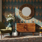 MODERN GEOMETRIC PANEL SHEESHAM WOOD STORAGE TRUNK