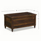 CLASSIC SOLID WOOD STORAGE TRUNK WITH TURNED LEGS