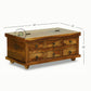 CLASSIC SOLID WOOD 6-DRAWER STYLE STORAGE TRUNK