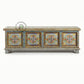 VINTAGE HAND-PAINTED FLORAL WOODEN TRUNK