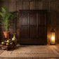 TRADITIONAL SOLID WOOD 3-DOOR WARDROBE WITH 2 DRAWERS