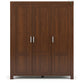 MODERN SOLID WOOD 3-DOOR WARDROBE