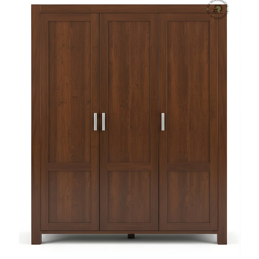 MODERN SOLID WOOD 3-DOOR WARDROBE