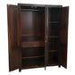 MODERN SOLID WOOD 3-DOOR WARDROBE