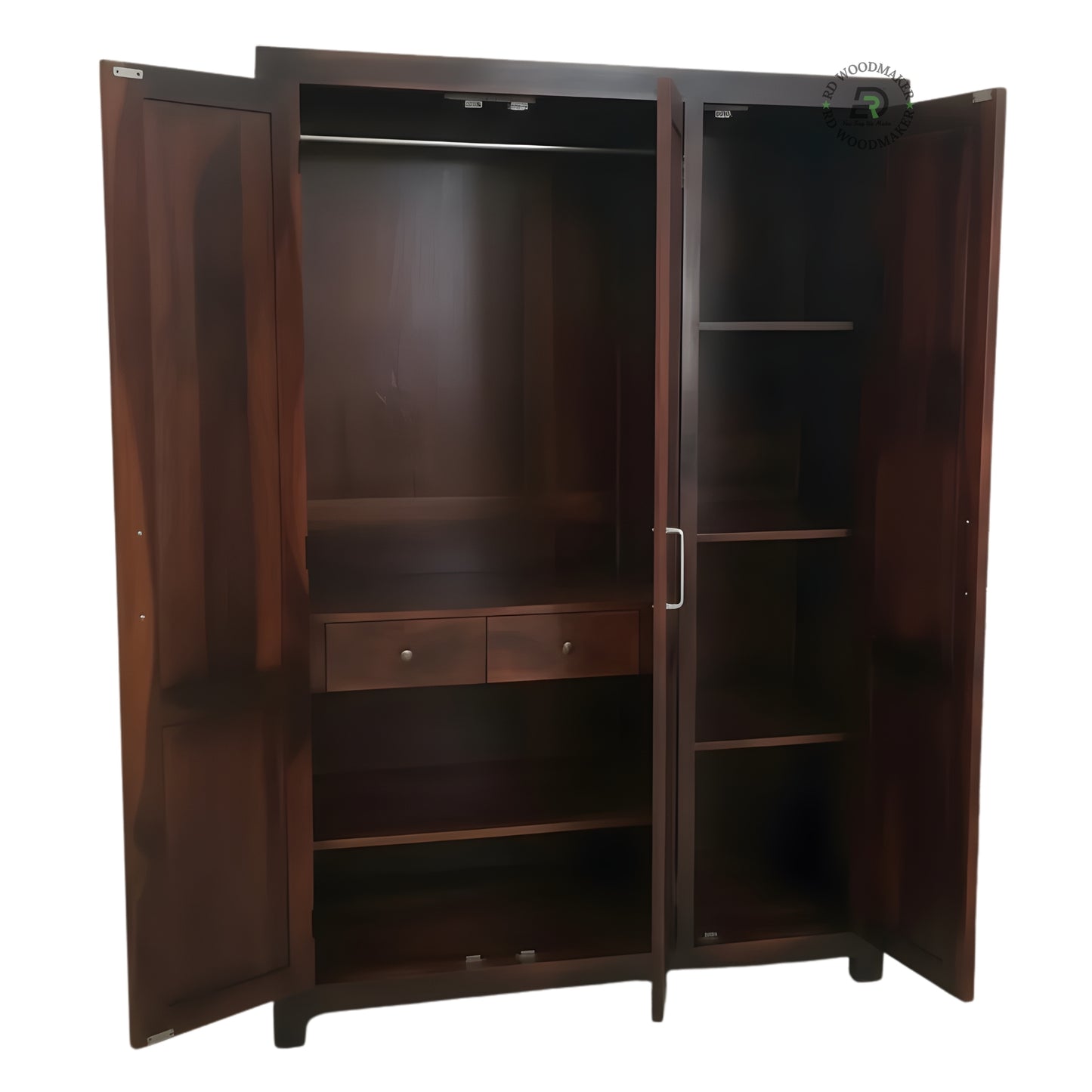MODERN SOLID WOOD 3-DOOR WARDROBE