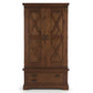 RUSTIC BARN DOOR SOLID WOOD WARDROBE WITH DRAWER