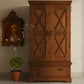 RUSTIC BARN DOOR SOLID WOOD WARDROBE WITH DRAWER