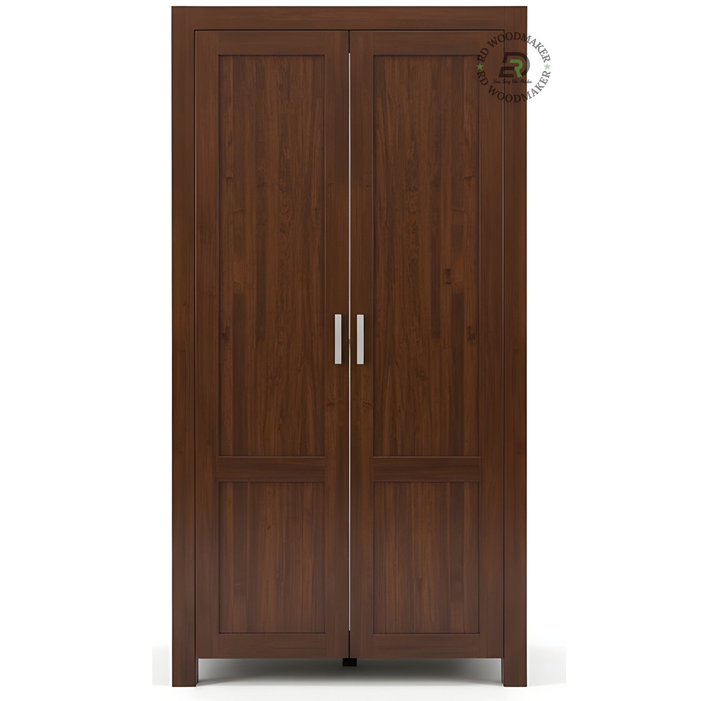 CLASSIC TALL SOLID WOOD 2-DOOR WARDROBE