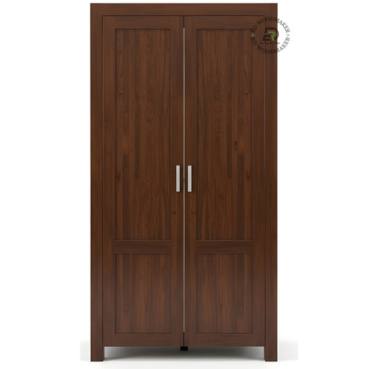 CLASSIC TALL SOLID WOOD 2-DOOR WARDROBE