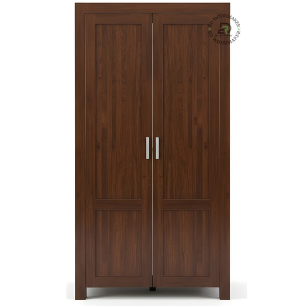 CLASSIC TALL SOLID WOOD 2-DOOR WARDROBE