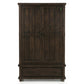 RUSTIC PLANK STYLE SOLID WOOD WARDROBE WITH DRAWER
