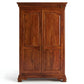 TRADITIONAL ARCHED PANEL SOLID WOOD 2-DOOR WARDROBE