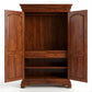 TRADITIONAL ARCHED PANEL SOLID WOOD 2-DOOR WARDROBE