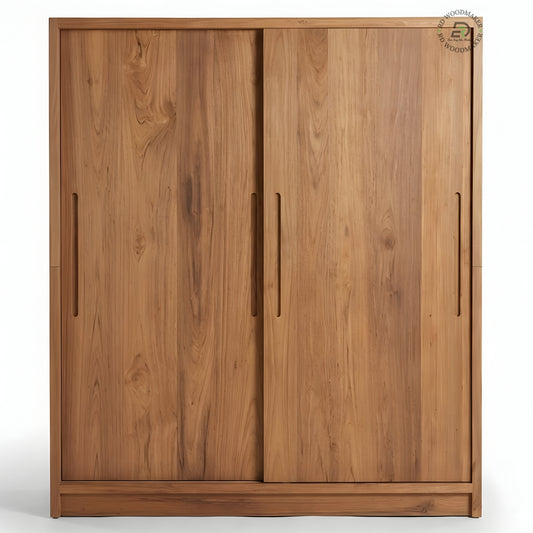 MODERN SLIDING DOOR SOLID WOOD WARDROBE