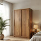 MODERN SLIDING DOOR SOLID WOOD WARDROBE