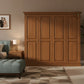 LARGE 4-DOOR SOLID WOOD WARDROBE
