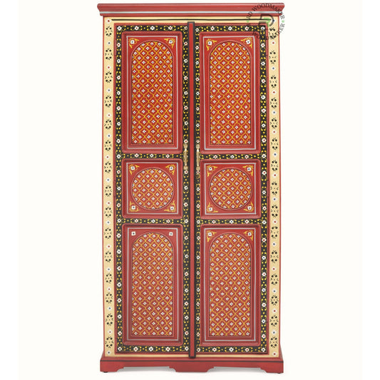 TRADITIONAL HAND-PAINTED 2-DOOR WARDROBE
