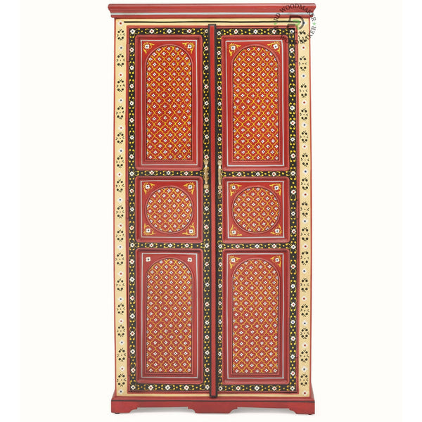 TRADITIONAL HAND-PAINTED 2-DOOR WARDROBE