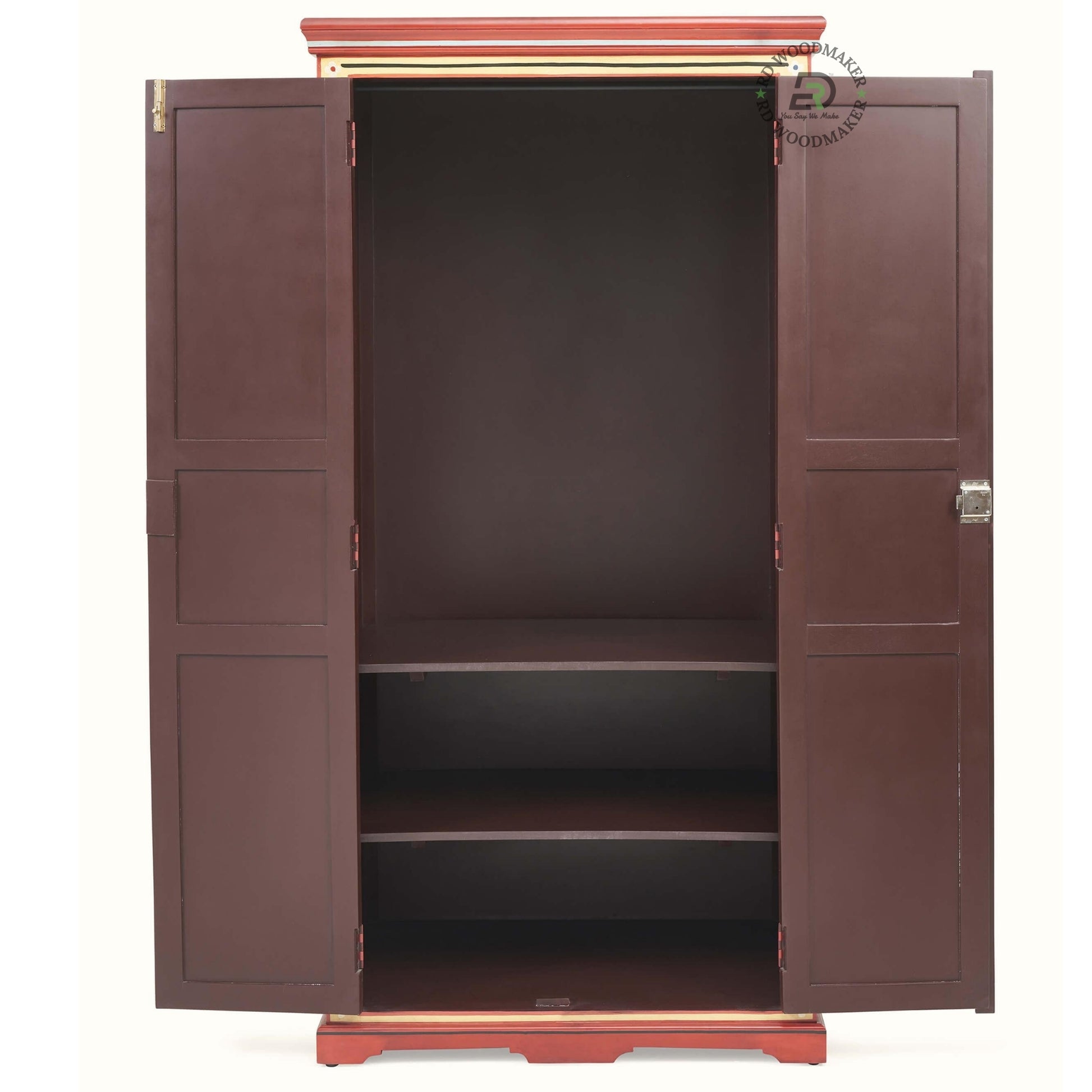 TRADITIONAL HAND-PAINTED 2-DOOR WARDROBE