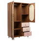 CLASSIC LARGE 4-DOOR SOLID WOOD WARDROBE