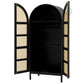 TRADITIONAL 2-DOOR SOLID WOOD WARDROBE WITH 2 DRAWERS