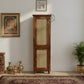 TALL SLIM CANE PANEL 2-DOOR SOLID WOOD WARDROBE