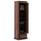 TALL SLIM WOVEN WOOD BLOCK 1-DOOR WARDROBE