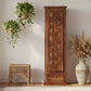TALL SLIM WOVEN WOOD BLOCK 1-DOOR WARDROBE