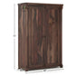 PREMIUM SOLID SHEESHAM WOOD 2-DOOR WARDROBE 